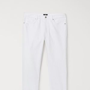 H&M Men’s Skinny Fit White Jeans